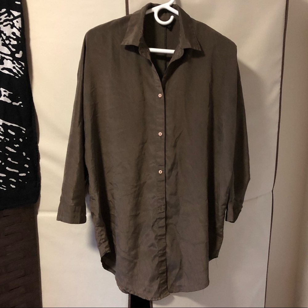 Chardin 90’s vintage faux-silk blouse